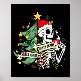 Lustiges Skelett Heiße Schokolade So ziemlich Fröh Poster