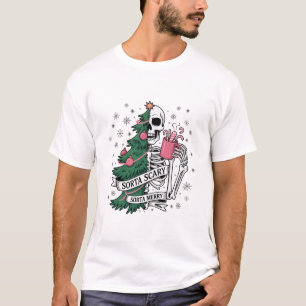 Lustiges Skelett Weihnachten Ein bisschen fröhlich T-Shirt