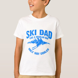 Lustiges Ski-Daddy-Geschenk Skifahrer Süße Skifahr T-Shirt