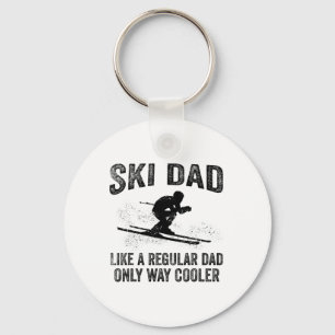 Lustiges Ski-Vater-Geschenk Skifahrer Süße Skifahr Schlüsselanhänger