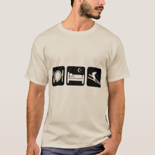 lustiges Skifahren T-Shirt