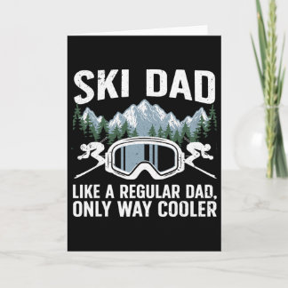 Lustiges Skifahren Thema Für Papa Männer Bergskifa Karte