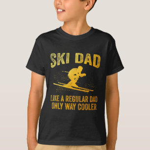 Lustiges Skifahren Thema Für Papa Männer Bergskifa T-Shirt