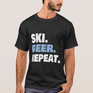 Lustiges Skitrip Ski- und Bierliebhaber-Geschenk f T-Shirt