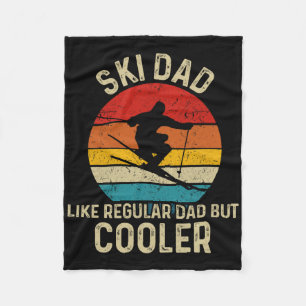Lustiges Skivater-Shirt Skifahrer Väter Skifahren Fleecedecke