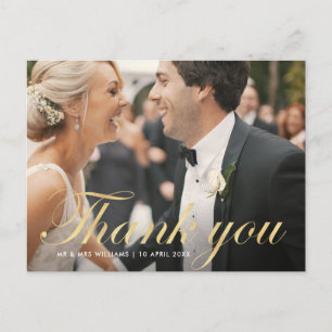 lustiges Skript Hochzeit danke Ihnen Fotokarte Postkarte