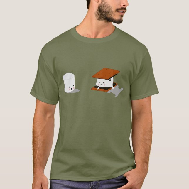 Lustiges Smores Eibisch-Shirt T-Shirt (Vorderseite)