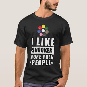Lustiges Snooker-Design T-Shirt