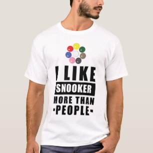 Lustiges Snooker-Design T-Shirt