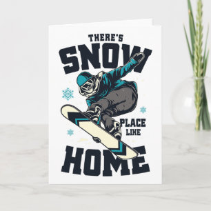 Lustiges Snowboard-Shirt Es gibt keinen Ort wie Sc Karte