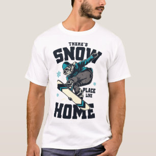 Lustiges Snowboard-Shirt Es gibt keinen Ort wie Sc T-Shirt