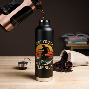 Lustiges Snowboarden - Wir sehen uns auf der ander Trinkflasche