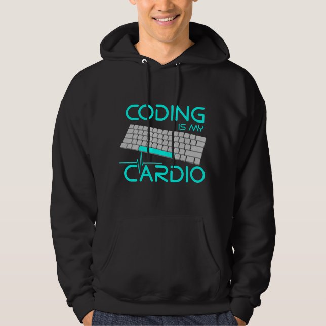Lustiges Software-Engineer-Geschenk - Codieren ist Hoodie (Vorderseite)