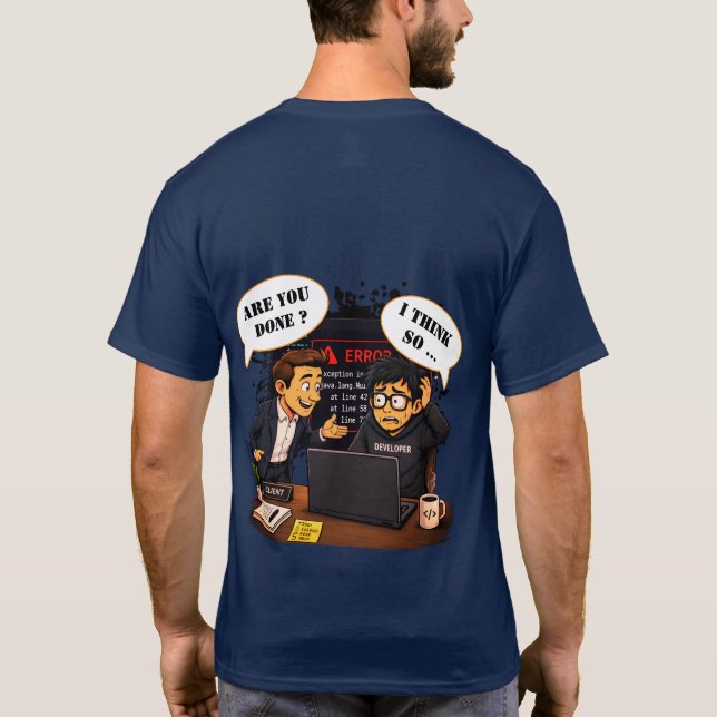 Lustiges Software-Engineering-Abschluss-T-Shirt fü T-Shirt (Rückseite)