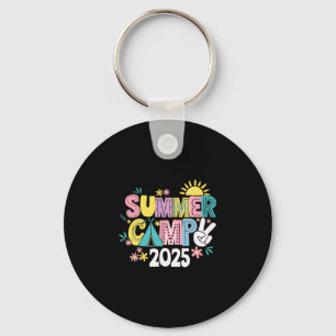 Lustiges Sommercamp 2025 Sommerferien Matching Fa Schlüsselanhänger