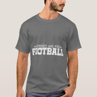 Lustiges Sonntag-Fußball-T-Shirt T-Shirt