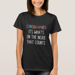 Lustiges Sonographer-Slogan-T-Shirt T-Shirt