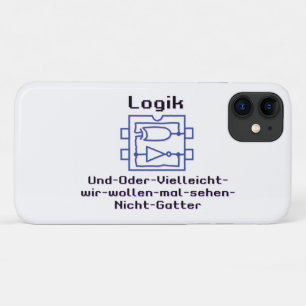 Lustiges Spaß Logikgatter mit boolescher Funktion  Case-Mate iPhone Hülle