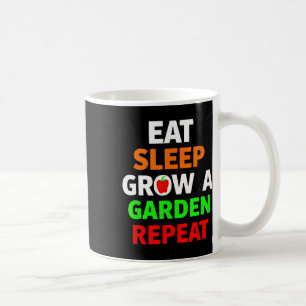 Lustiges Spiel Essen Schlafen Garten Wachsen Lasse Kaffeetasse