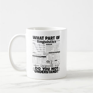Lustiges Sprachwissenschaft-Geschenk für Sprachthe Kaffeetasse