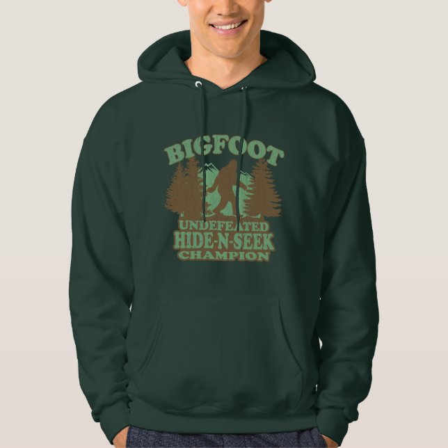 Lustiges Sprichwort BIGFOOTS (Vintager Hoodie (Vorderseite)