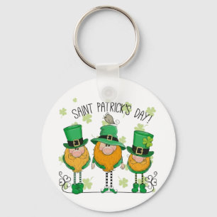 Lustiges St. Patrick's Day T-Shirt Irisches Kleebl Schlüsselanhänger