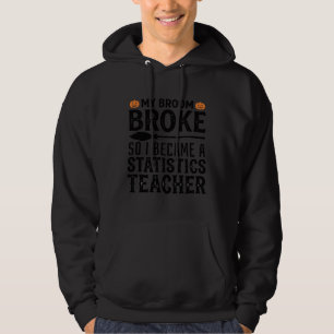 Lustiges Statistik-Lehrer Halloween-Zitat-Design_1 Hoodie
