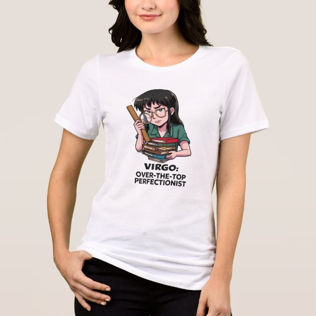 Lustiges Sternzeichen  Tri-Blend Shirt (Vorderseite)