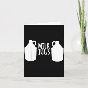 Lustiges Still-Shirt - Milchflaschen-Unterstützung Karte