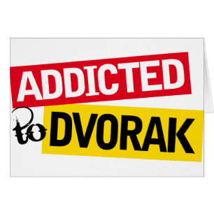 Lustiges süchtiges zum Dvorak Musik-Geschenk