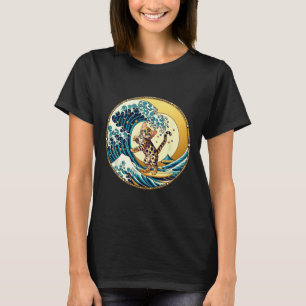 Lustiges Surfbrett Große Welle Kanagawa Surfen - B T-Shirt