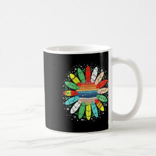 Lustiges Surfbrett Weihnachten Santa Vintage Surfe Kaffeetasse