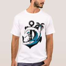 Lustiges Surfen Skelett Strand Stimmung Sommer Sur