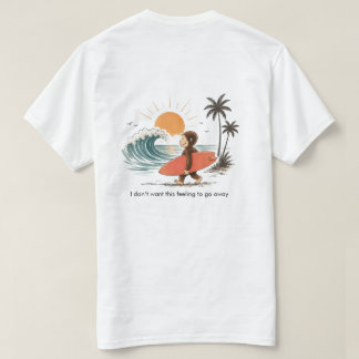 Lustiges Surfen Strand T-Shirt
