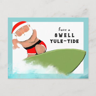 Lustiges Surfen Weihnachten