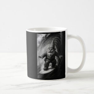 Lustiges Surfer-Gnom-Selfie auf Surfbrett Strand Kaffeetasse