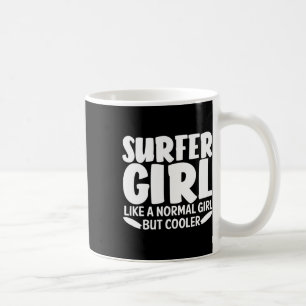 Lustiges Surfer-Mädchen-Design für Frauen Mama Sur Kaffeetasse