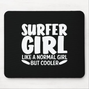 Lustiges Surfer-Mädchen-Design für Frauen Mama Sur Mousepad