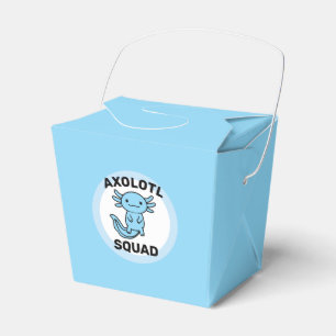 Lustiges süßes Axolotl-Team benutzerdefiniert edit Geschenkschachtel