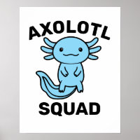 Lustiges süßes Axolotl-Team benutzerdefiniert edit