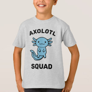 Lustiges süßes Axolotl-Team benutzerdefiniert edit T-Shirt