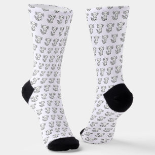Lustiges süßes Axolotl-Team individuell anpassbar  Socken
