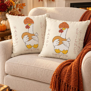 Lustiges süßes Enten-Freundes-Dankeschön-Geschenk Kissen