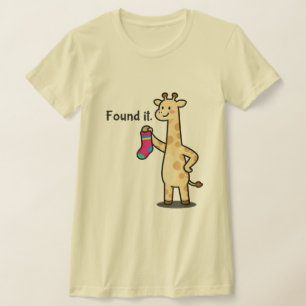 Lustiges süßes Giraffen-Mutter-Leben Superkraft T-Shirt