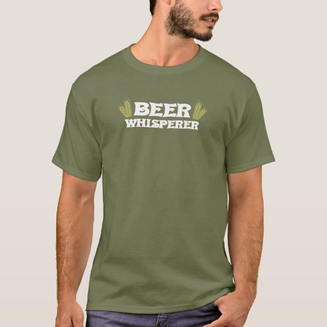 Lustiges T-Shirt BierWhisperer (Vorderseite)