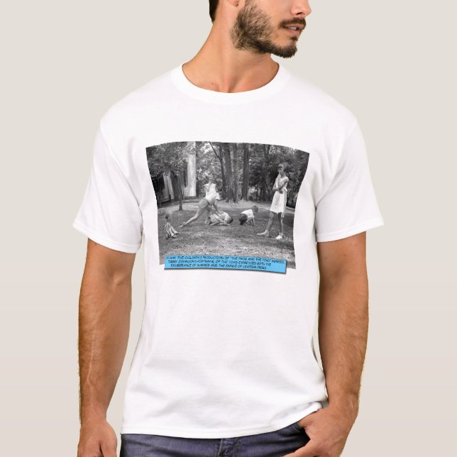 Lustiges T-Shirt - Bockspringen (Vorderseite)