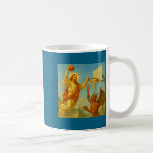 Lustiges T-Shirt Christlich Religiös Jesus Teufel Kaffeetasse