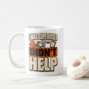 Lustiges T-Shirt für Bauleiter Kaffeetasse