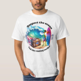 lustiges T-Shirt für Herren-Surfer