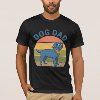 Lustiges T-Shirt für Hunde-Väter | Ich arbeite har